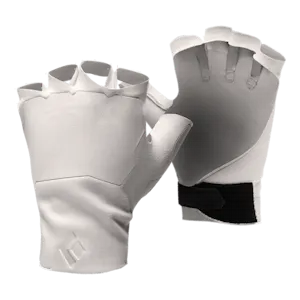 White Crack Gloves