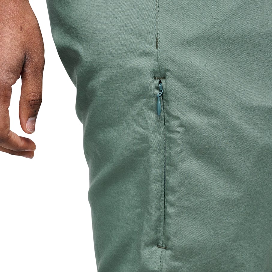 Right side zip pocket