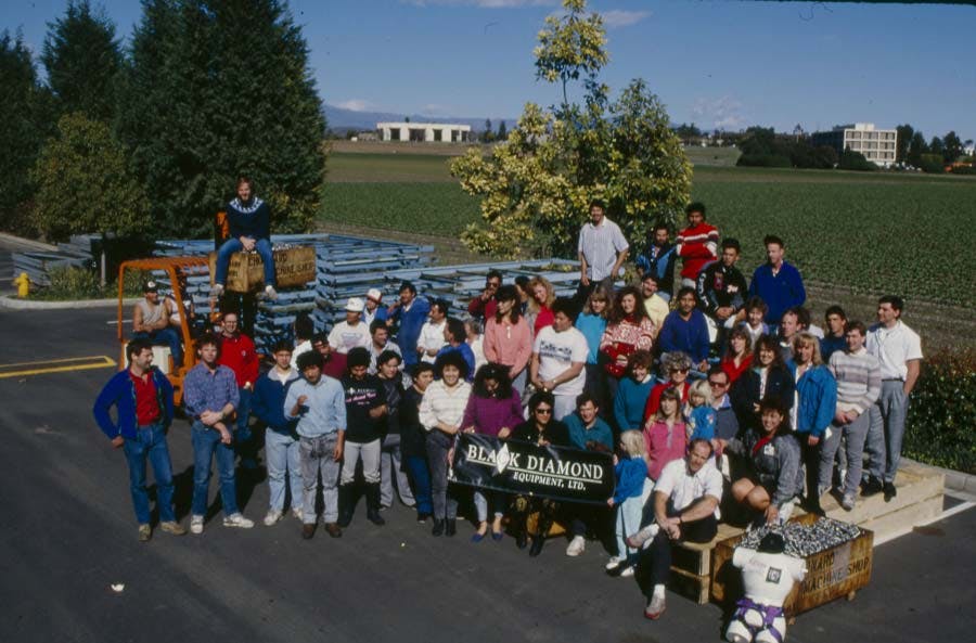 Black Diamond Employees 1989