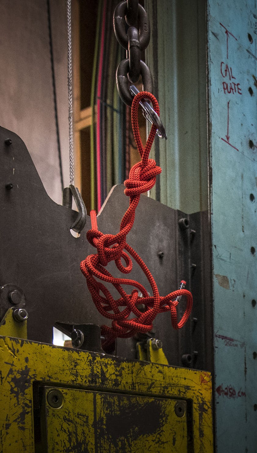 Twisted Climbing Rope