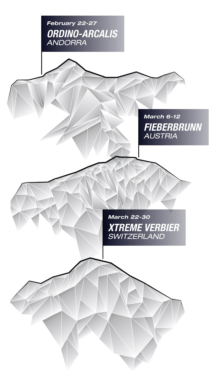 The 2021 Freeride World Tour Schedule