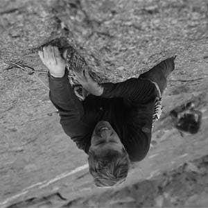 Nik Berry climbing