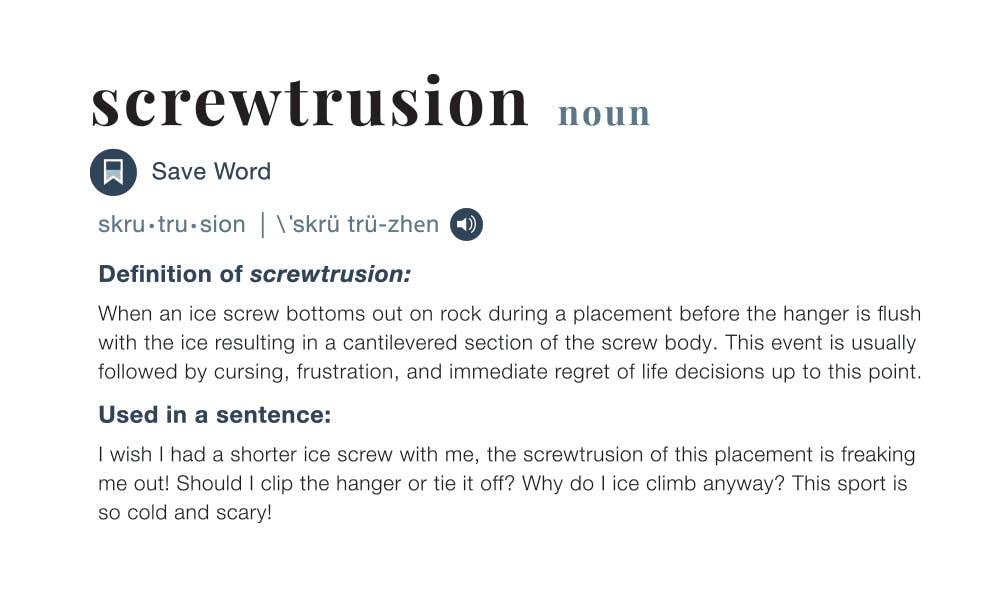 Screwtrusion definition. 