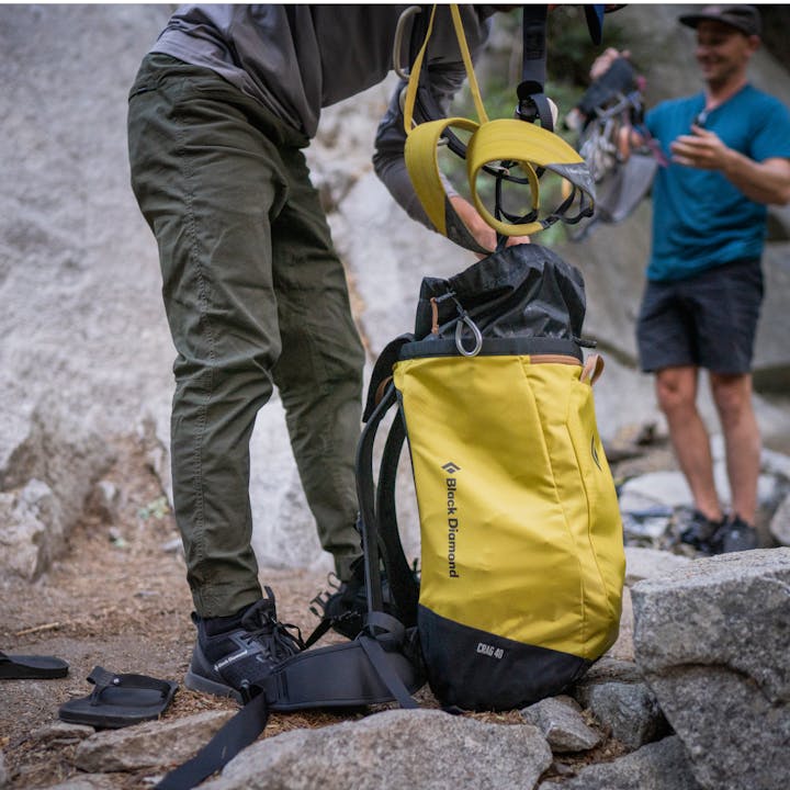 Product testing the Crag 40 Sulphur Pack